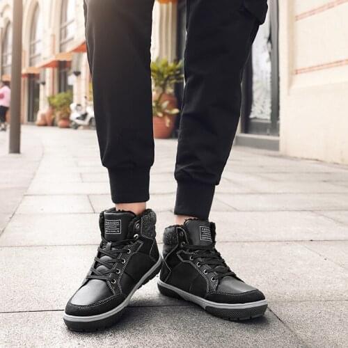 Sneakers Men Casual Men Casual Shoes 2020 Sneaker Leather Fashion Leisure Sports Black Mens Sneakers Mens Boots Causal For