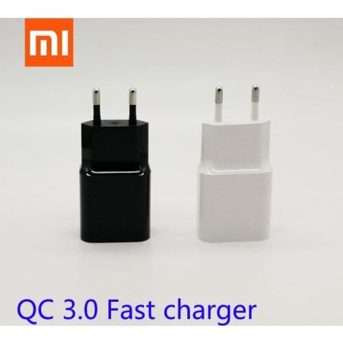 Original xiaomi Fast Charger QC 3.0 Quick Charge Adapter Type C Cable for mi 9 8 lite 8SE A2 6 5 5s 5X black shark Redmi Note 7