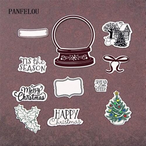 PANFELOU Easter crystal ball metal craft Carbon Steel Cutter paper die cutting dies Scrapbooking/DIY Embossing cards