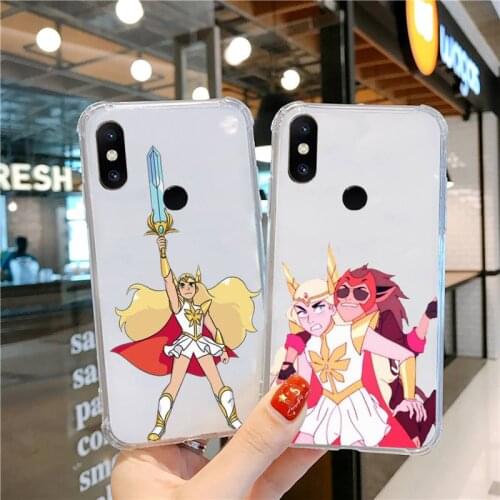 She Ra And The Princesses Of Power Phone Case Transparent for Xiaomi cc max mix note 3 2 6 8 5 10 11 9 10 play x s se lite pro