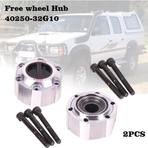 2 pieces x For NISSAN Pickup Pathfinder Navara D21 Terrano I 86-89 manual Free wheel locking hub B015 40250-32G10 4025032G10