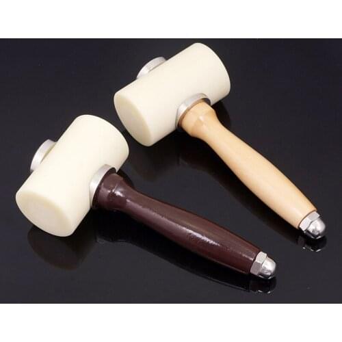 T shape hammer for leather carving Punching Printing Engraving Drilling Tools Leather Craft Nylon beat