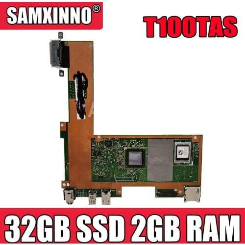 T100TAS motherboard 32GB SSD 2GB RAM T100TAS Mainboard For Asus T100TAS Laptop motherboard T100TAS notebook motherboard Tested