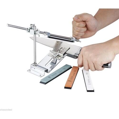 Fixed-angle Sharpener Knife Kitchen Sharpening System with Whetstone