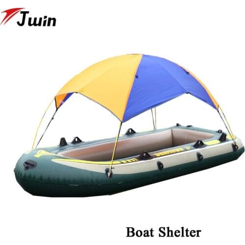 Boat Shelter Boat Tent Inflatable Boat Kayak Accessories Fishing Sunshade Rain Canopy Kayak Kit Sailboat Awning Top Cover