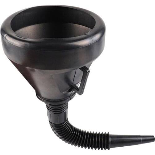 Universal Car Funnel with Soft Tube Plastic Funnel Can Spout For Oil Water Fuel Petrol Gasoline Car Accessories