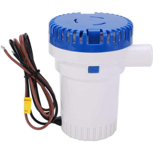 12V Water Yacht Bilge Pump Sewage Submersible Motor Pumps Large Flow Centrifugal Sewage Pump Yacht Boat Accessories