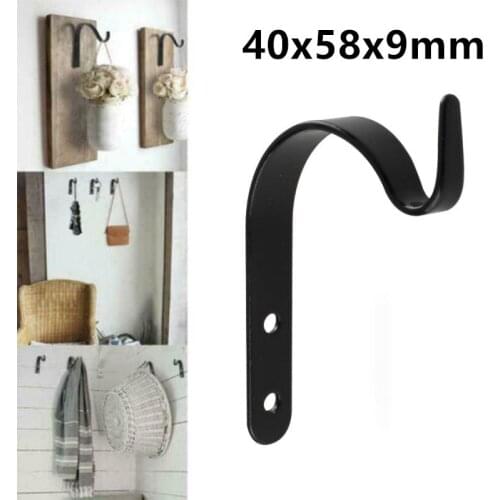 Iron Hooks Multifunction Garden Wall Light Hanging Flower Plant Pot Basket Planter Lantern Hanger Hook Balcony Yard Decor Hook