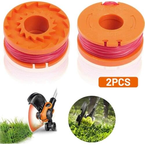 2pcs For WORX WG150E WA0004 Replacement Spool And Line For Grass Trimmer Lawn Mower Accessories Garden Supplies