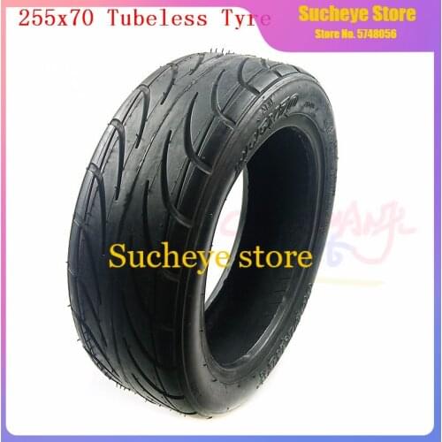 255x70 Electric Scooter Vacuum Tire Folding Mini Leisure Car 10 Inch Electric scooter balancing car Tubeless Tyre 255*70