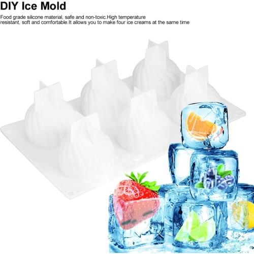 6 Grids Onion Shape Silicone Cake Mold Cake Making Tool Baking Accessories for Kitchen Use DIY Baking Tools