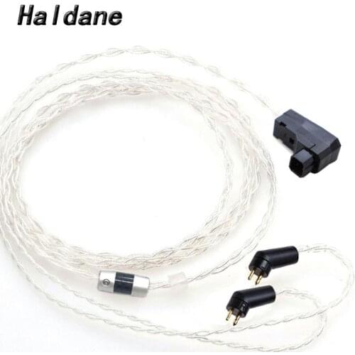 Haldane HIFI 1.2m RSA/ALO Balanced Silver Plated Headphone Upgrade Replacement Cable for ER4P ER4B ER4S Headphones