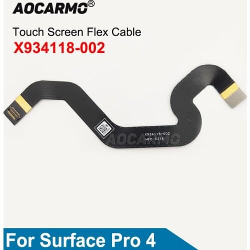Aocarmo For Microsoft Surface Pro 4 Pro4 1724 X934118-002 Touch Screen Flex Cable Connectors Small Board Replacement Parts