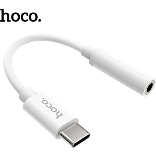 Hoco Type C Digital 3.5 Audio Converter Audio Cable For Samsung S20 S21 Type C Jack Earphone Audio Cable For Xiaomi Mi 10 9 Pro