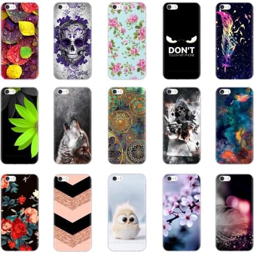 Case For iphone 5 5s SE Case Cover Silicone 3D TPU Coque for Iphone 5 5s Case Silicone Cover Coque for iphone 5 s Cover Funda