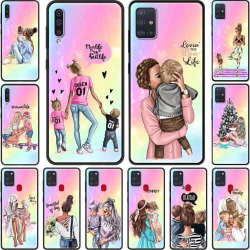 Super Mom Baby Phone Case for Samsung Galaxy A51 A71 A50 A21s A31 A10 A20e A41 A70 A30 A11 A40 A12 A10s A20s Cover