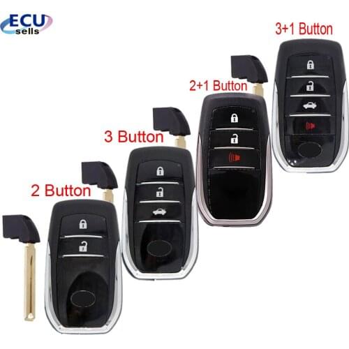 2/2+1/3/3+1 Button Smart Remote Key Case shell For Toyota Camry Southeast Asia 2015-2018 With TOY12 Small Key