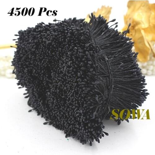 Black Color Size 1mm Pearl Flower Stamen Pistil Cake Decoration Craft DIY Wedding Decoration(4500pcs/Lot)