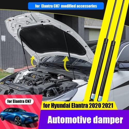 For Hyundai Elantra Avante CN7 2020 2021 engine cover trunk door damper hydraulic lever modification