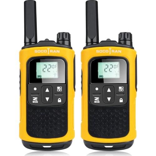 Long Distance Talkie Walkie License-free FRS Two Way Radio with Rechargeable Battery 0.5W VOX Radio Comunicador Socotran T80