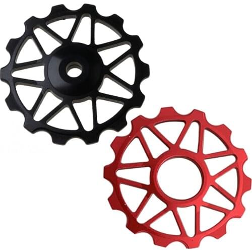MTB Road Bike Bicycle 14T Rear Guide Wheel Aluminum Alloy Ceramic Bearing Pulley U2JB