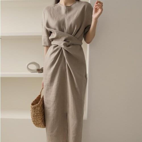 HNFWEC Summer Linen Dresses