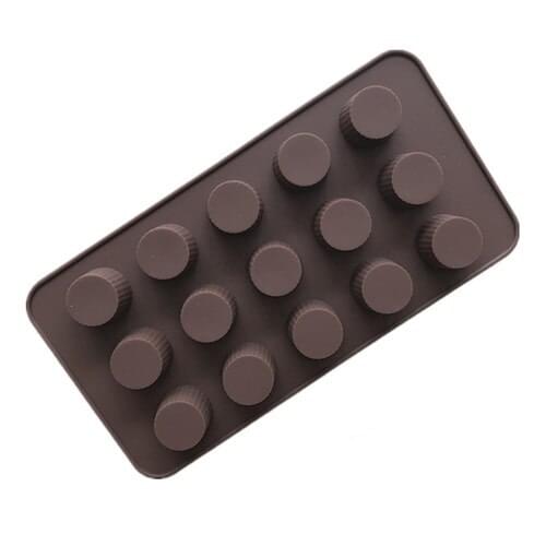 Round Chocolate Mold Chocolate Cake Soap Mold Baking Ice Tray Mould Baking Mould Cake Decorating Silicone Fondant Coffee Mold