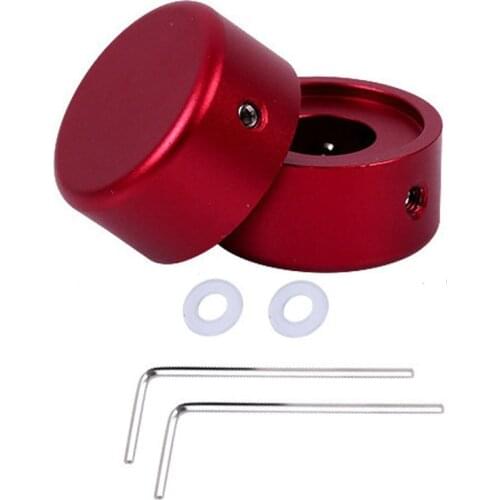 Guitar Pedal Footswitch Topper Foot Nail Cap Protection Aluminium Effect Cap with Wrench for Guitar Parts Accessories Replacemen