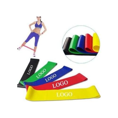 GYM Fitness Resistance Exercise Loop Bands Home Gym Fitness Premium Natural Latex For Rotatory Cuff Arm Wrist Ankle Portable
