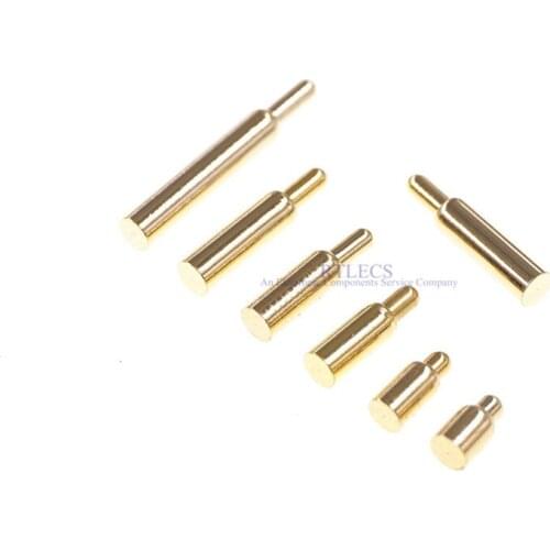 100 pcs Miniature Spring pogo pin connector diameter 1.5 mm height 3 3.5 4 4.5 5 5.5 6 6.5 7 8 9 10 mm SMD Surface Mount PCB