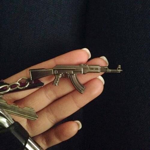 Mens Counter Strike AK47 Guns Keychain For Men CS GO Sniper M4A1 Keychain Key Ring Chaveiro Jewelry Souvenirs Gift