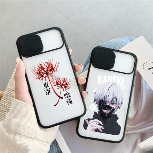 Soft Clear Len Protection Phone Case for IPhone XR X XS 12 11 Pro Max 7 8 6S Plus SE2 Japan Anime Tokyo Ghoul Suave Cover Coque
