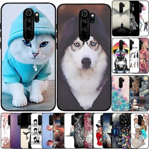 Soft Silicone Case For Xiaomi Redmi Note 8 Pro Case Soft TPU Fundas Phone Case For Xiaomi Redmi Note 8Pro Case Back Cover Shell