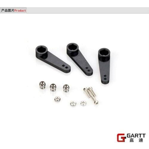 2 PIECES/LOT) GT550 Alloy Servo Arm Set (Align/Futuba Spline) 100% fits Align Trex 550 RC Helicopter Accessories