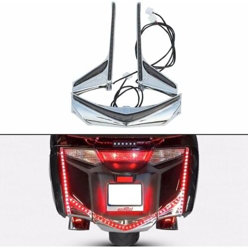 Motorcycle Fender Tip Accent Vertical LED Tail Light Strip for Honda Goldwing F6B GL1800 13-17