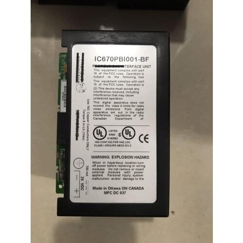 New Original IC670PBI001-BF Spot