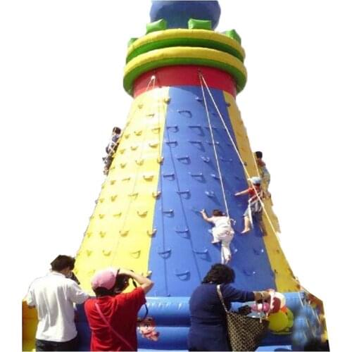 Gym equipment Combined inflatable floating rock climbing wall