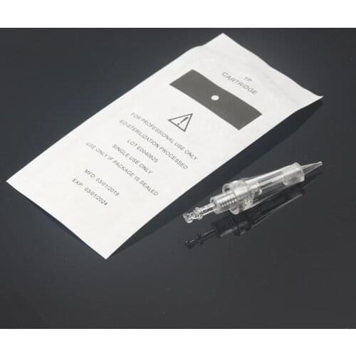 Permanent makeup 1rl cartridge needles 0.18mm T shape tattoo cartridges needles for eyebrow/lip tattooing