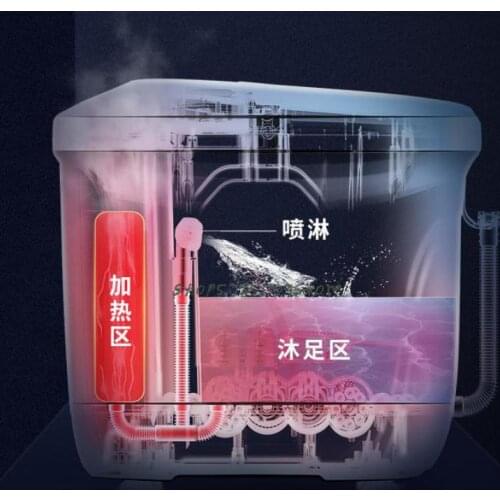 Fully automatic foot bath foot bath bucket household footbath constant temperature heating electric massage Wu Xin