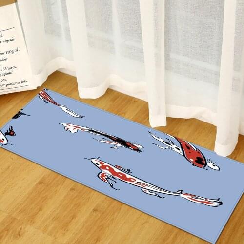 Modern Kitchen Mat Print Home Doormat Carpet for Living Room Hallway Balcony Floor Anti-Slip Mats Bedroom Welcome Door Bath Rug