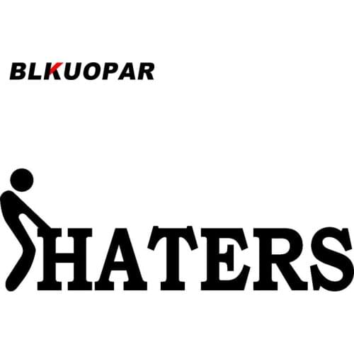 BLKUOPAR for Fuck Haters Vinyl Sticker Personality Car Stickers Die Cut Vinyl Decals Auto Decors on Car Body Bumper Rear Window