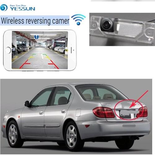 YESSUN new HD night vision waterproof car reversing wireless camera For Nissan Cefiro CA33 1999~2003 License Plate camera