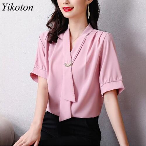 YIKOTON Womens White Shirts