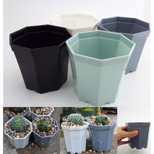 10pcs Plastic Square plant Flower Pot Home Garden planter tools Plant Pots Gardening nursery Pots for herb Succulents