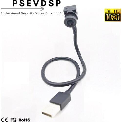 15*15mm Size 1080p Full Hd MJPEG 30fps High Speed Flexible USB Cable Mini CCTV Android Linux UVC Webcam Usb Camera With Audio