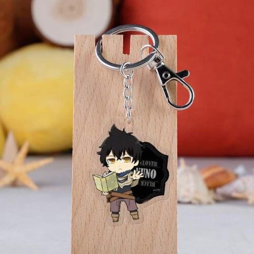 Anime Black Clover William Vangeance Acrylic Figure keychain Keyring Decoration Collection Model Toy Cosplay