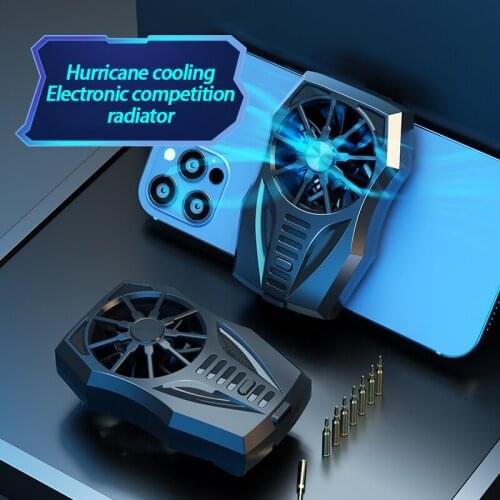 GT05 Air-cooled Mobile Phone Radiator Mobile Game Cooling Artifact Fast Cooling Smooth Operation Without Blocking Your Hands
