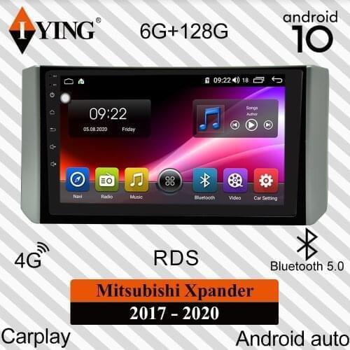 IYING For Mitsubishi Xpander 2017-2020 Android Auto Car Radio Multimedia Video Player Navigation GPS DSP Carplay Android 10 QLED