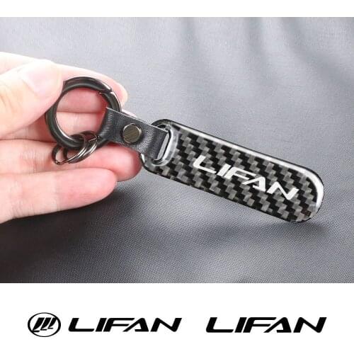 Car Keychain Buckle Key Fob Ring Holder For Lifan 125CC 110CC 150 X60 Solano 320 720 620 200CC Auto Styling Accessories Gifts