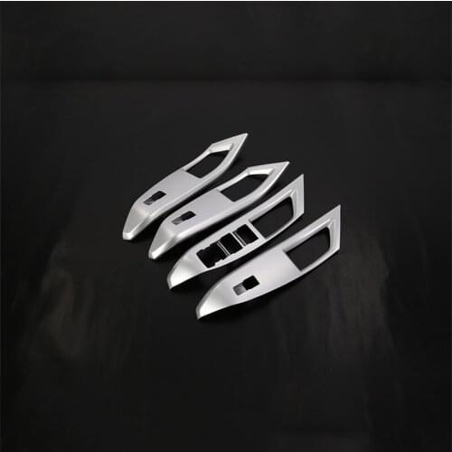 Car-Styling Interior Accssories Door Window Lift Switch Panel Cover Frame Trim For Ford Focus 4 2019 2020 Internal Car Stickers